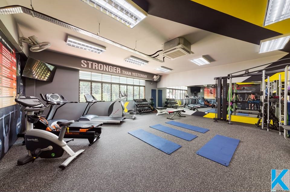 Gym at Evergreen Secondary School