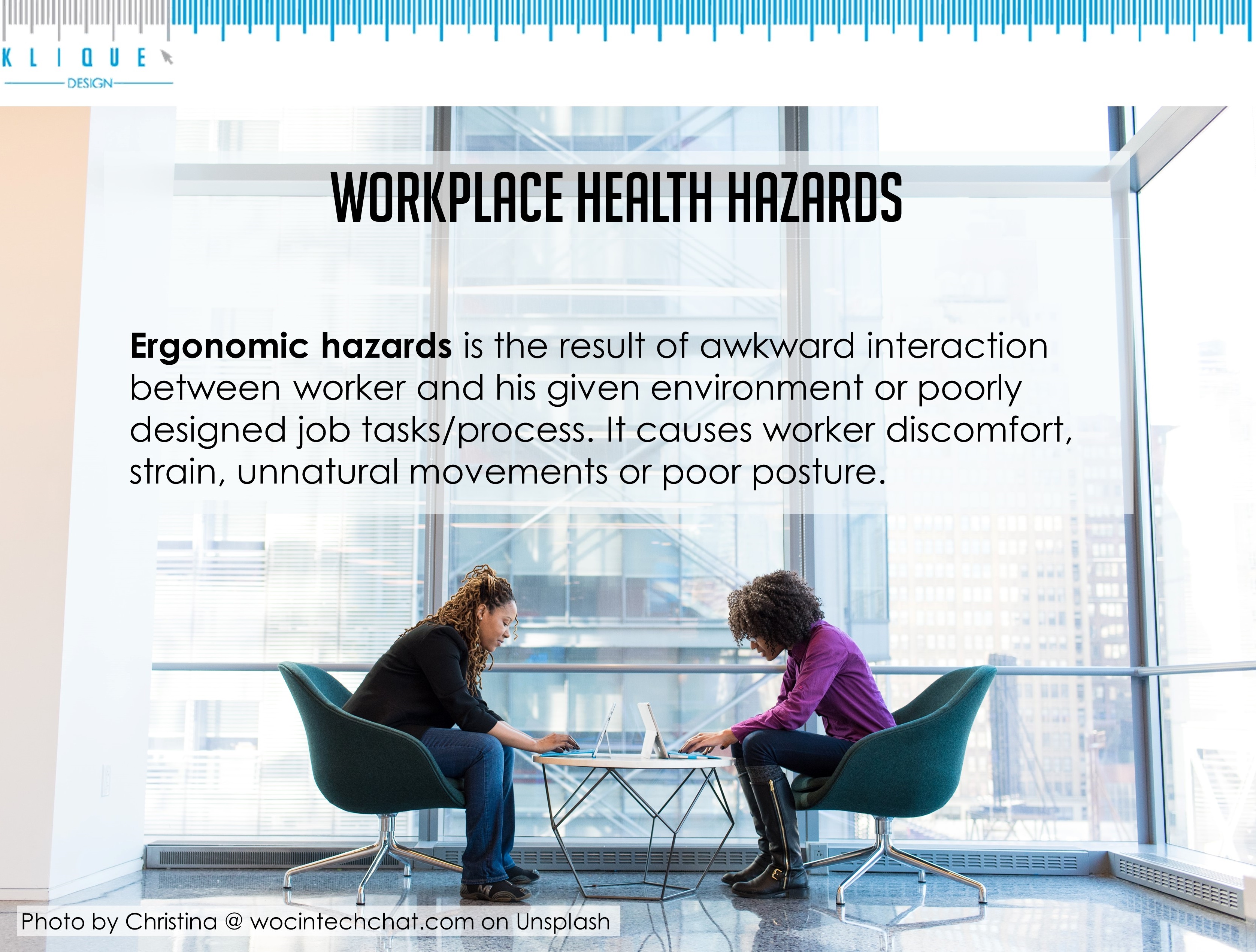 Workplace health hazards - ergonomic hazards
